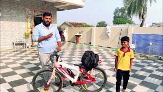 Chinna Kannayya Cycle Midha School Ki Velthundu | Chinna kannayya Videos | Trends adda Vlogs