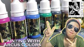 Keycap Painting and Airbrushing with Arcus Colours | Waterbase Acrylics