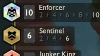 You need 3 Emblems for 10 Enforcer. I somehow found FIVE.