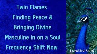 Twin Flames Finding Peace & Bringing Divine Masculine in a Soul Frequency Shift Now