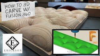 Fusion 360 CNC 3D Carving Step by Step || HOW TO