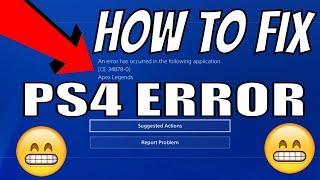 HOW TO Fix PS4 Error Code CE-34878-0 "APEX Legends" Apex Error