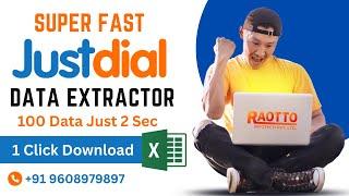 Super Fast Just Dial Extractor | Justdial Data Scraper