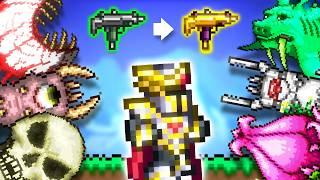 I Beat Terraria But My Weapons Upgrade...