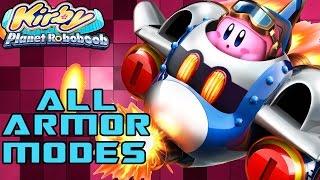 Kirby: Planet Robobot 3DS - All Robobot Armor Modes