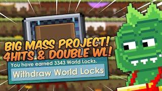 SIMPLE MASS! MAKING 6800 TREES AND GET DOUBLE PROFIT! (I HIT MY FIRST BGL!) - Growtopia