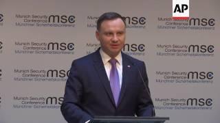 Polish president on Trump govt, Ukraine