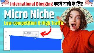 Micro International Blogging Niche 2023 | Low-Competition & High Traffic