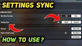 Free Fire Settings Sync How to Use? Auto Backup Settings, Sensitivity and HUD.