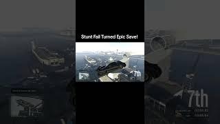 Stunt Fail Turned Epic Save! #shorts #gta #gtaonline