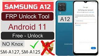 1 Click FRP Unlock Samsung Galaxy A12 FRP Bypass Android 12 2023 | SAMSUNG A12 Google Account Bypass