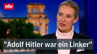 "Adolf Hitler war ein Linker" - Alice Weidel im Gespräch mit Nikolaus Blome | ntv