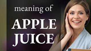 Understanding "Apple Juice": A Simple Guide for English Learners