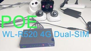 POE | WLINK R520 Industrial 4G Dual-SIM POE Router | Overview