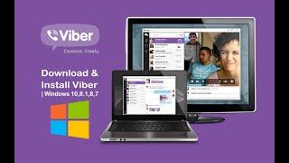 How to Download and Install VIBER on Windows 10,8.1,8,7 |Laptop/Desktop