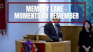 Memory Lane - Moments to Remember - Remembrance Day 2023