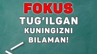 TUG'ILGAN KUNINGIZNI TOPAMAN! (matematik tryuk)