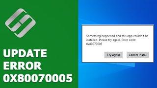 ️ How to Fix Error 0x80070005 ️ in Windows 10, 8 or 7
