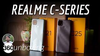 Realme C21 & C25 First Look & Double Unboxing: The New Budget Champs?