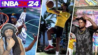 NBA 2K24 THE CITY OFFICIAL FIRST LOOK TRAILER REACTION