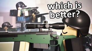 Which is the BETTER Sniper in Phantom Forces? (AWS, AWM, AWP)