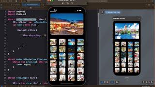 SwiftUI: How to create your own Custom Photo Picker with Animation[ .onReceive(timer)