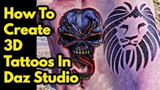 Daz Studio Tattoo Tutorial