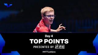 Top Points of Day 4 presented by Shuijingfang | #WTTLjubljana 2024