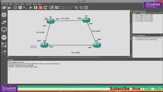 Beginning RIP Configuration in gns3