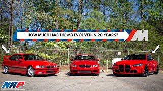 How much the BMW M3 has evolved in the last 20 years!