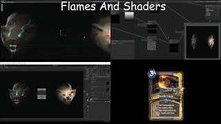 Unity Devlog Card Game - ShaderGraph and flames - Will of the Gods: Nordic