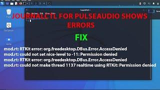 DEBIAN ERROR FIX: mod.rt: could not make thread 1137 realtime using RTKit: Permission denied