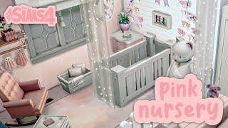 Sims 4 nursery colour challenge speed build // No CC or mods!