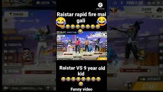 Rai star rapid fire mai gali  funny video  Raistar VS 9Year old kid 