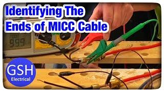 How to Test and Identifying the Conductors on MICC Cable (Pyro MI Cable) and Hammering  it Flat