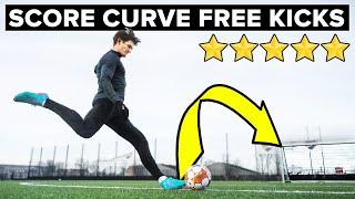 How to score curve free kicks - learn to bend the ball