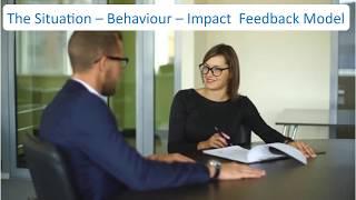 How to give feedback with the SBI Feedback model