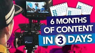 How to Batch Film Your Content (6 Months of Content in 3 Days!)