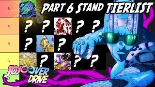 The Ultimate JoJo's Bizarre Adventure Part 6 Stand Tier List