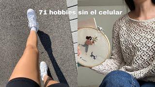 71 Hobbies que puedes hacer en vez de estar en el celular