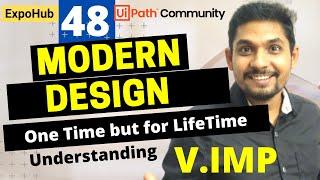 UiPath Exercise # 48 | All About UiPath Modern Desingn Experience