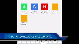 How to download iOS 11 Beta profile /iOS 11.0 Beta 10