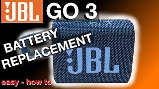 Replacing the JBL GO 3 Battery (How to in 4K)