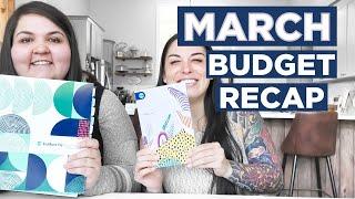 March 2021 Paycheck Budget Recap | Stimulus Check + Savings Goals