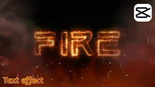 How to make fire text in capcut - capcut text editing tutorial