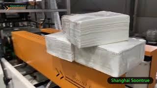 Napkin packing machine 2stocks/bag --- Soontrue Machinery