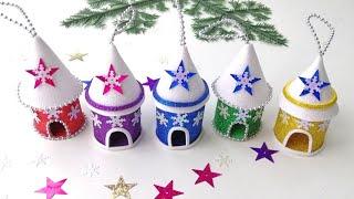 Christmas house craft DIY Christmas toys decorations