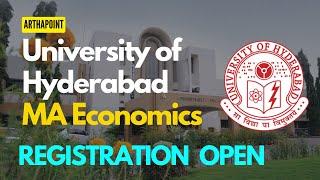 University of Hyderabad PG Admission Open | UoH Registration | CUET MA Economics Entrance Coaching