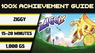 Ziggy 100% Achievement Walkthrough * 1000GS in 15-20 Minutes *