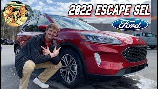 2022 FORD ESCAPE SEL: LUXURY COMPACT SPORT UTILITY VEHICLE: Walkaround, Startup & Interior